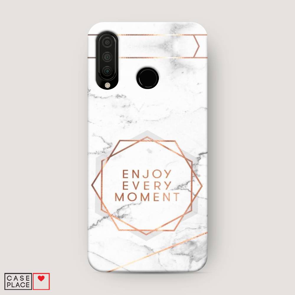 

Чехол Awog "Enjoy every moment мрамор" для Honor 20S