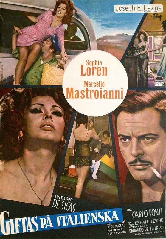 

Постер к фильму "Брак по-итальянски" (Matrimonio all'italiana) 50x70 см