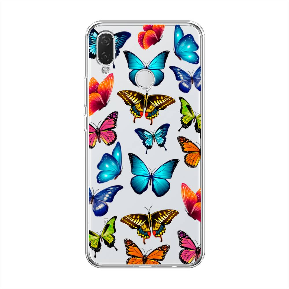 

Чехол Awog "Разные бабочки" для Huawei Nova 3i