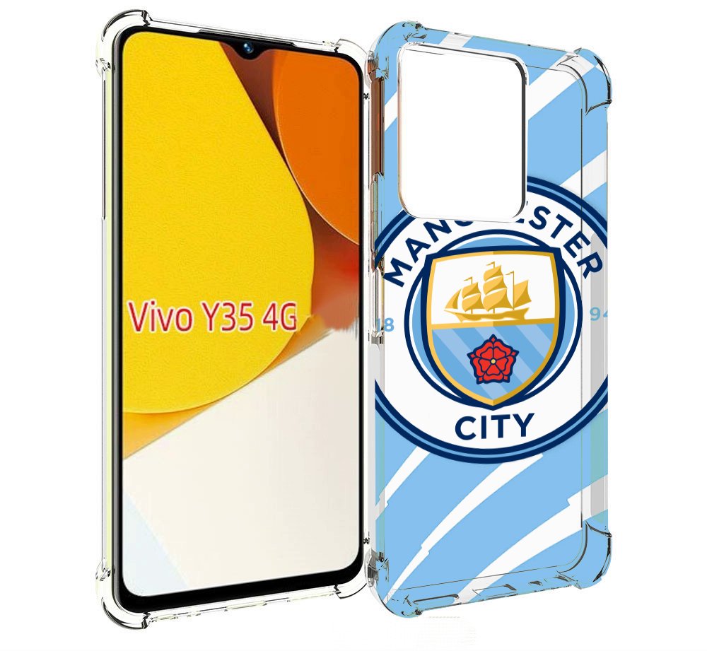 

Чехол MyPads фк манчестер сити для Vivo Y35 4G 2022 / Vivo Y22, Прозрачный, Tocco