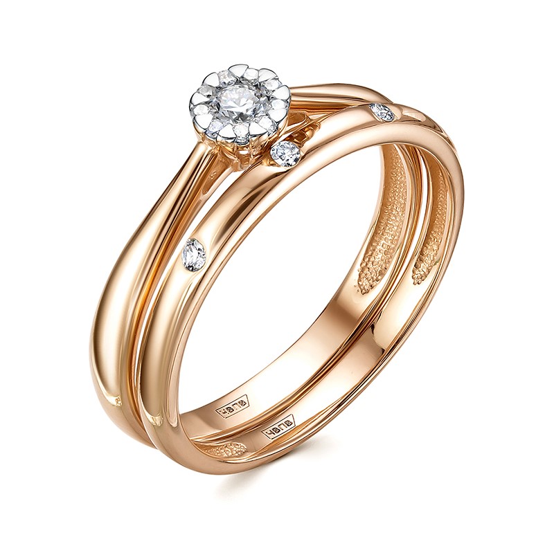 

Кольцо из золота р. , Vesna jewelry 11712-151-00-00, бриллиант, 11712-151-00-00