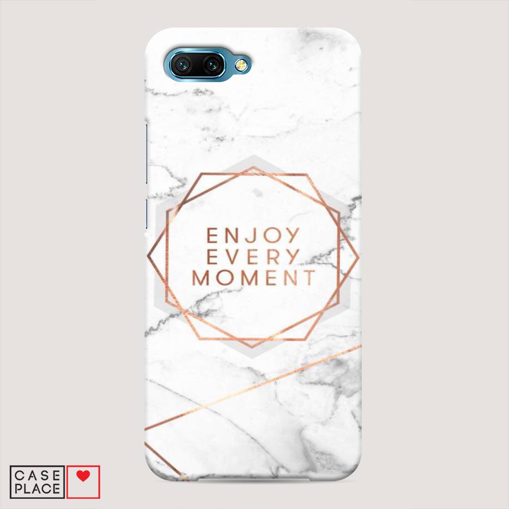 

Чехол Awog "Enjoy every moment мрамор" для Honor 10, 65320-5