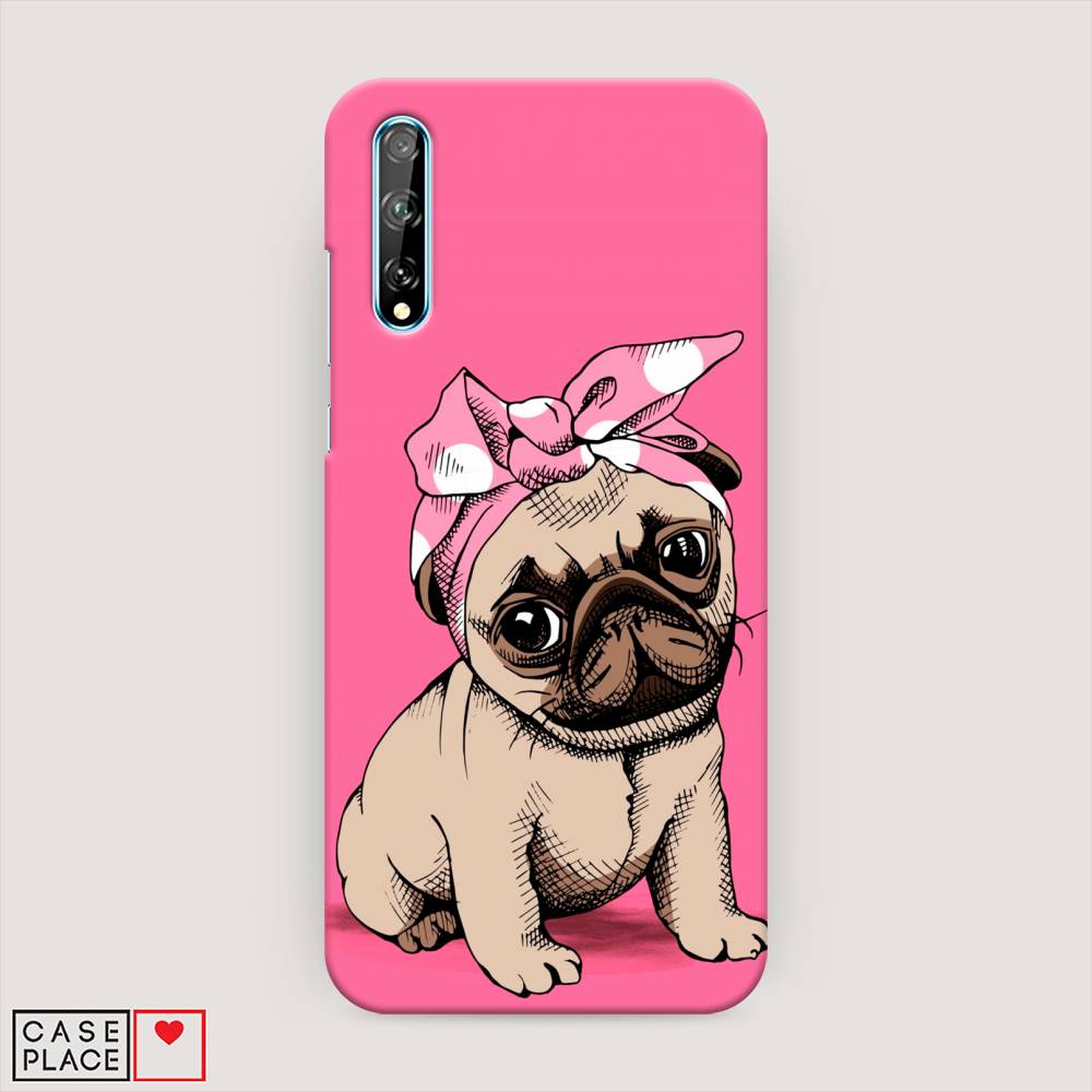 фото Чехол awog "dog pin-up" для huawei y8p