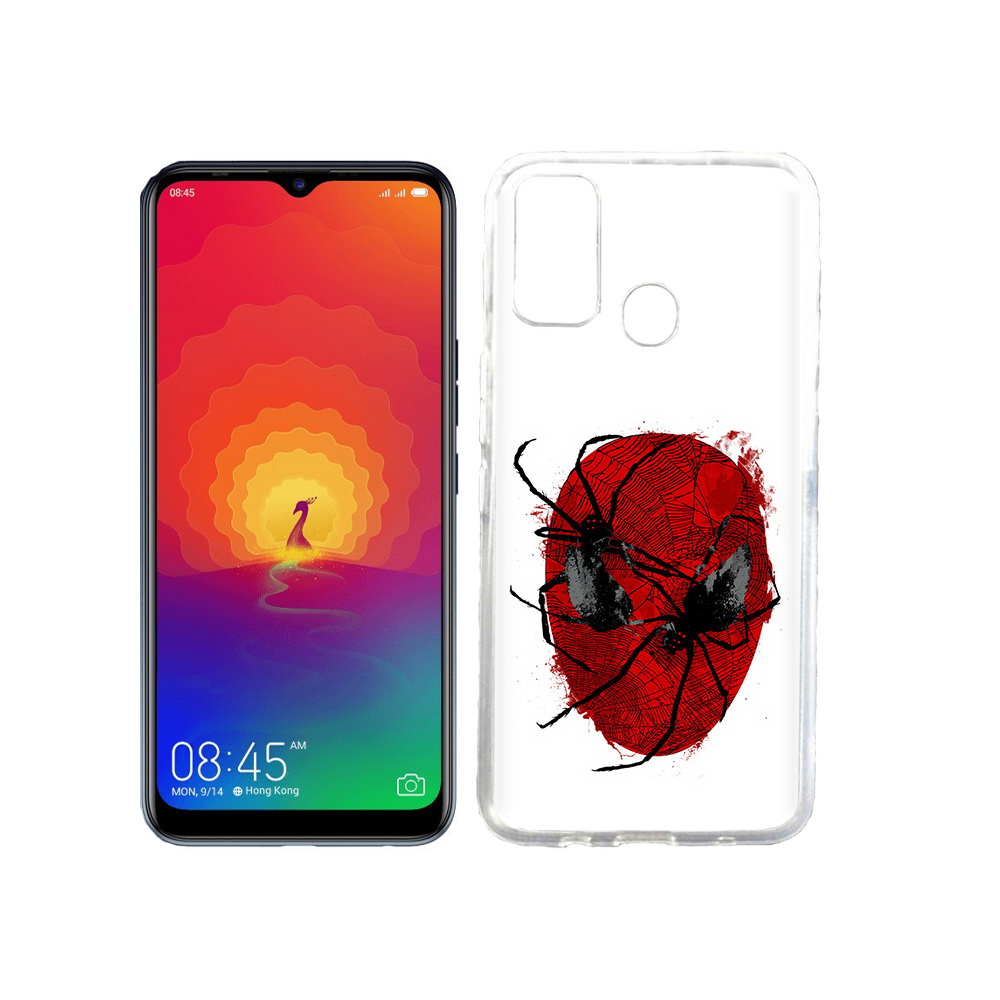 

Чехол MyPads Tocco для Tecno Spark 4 человек паук, Прозрачный, Tocco