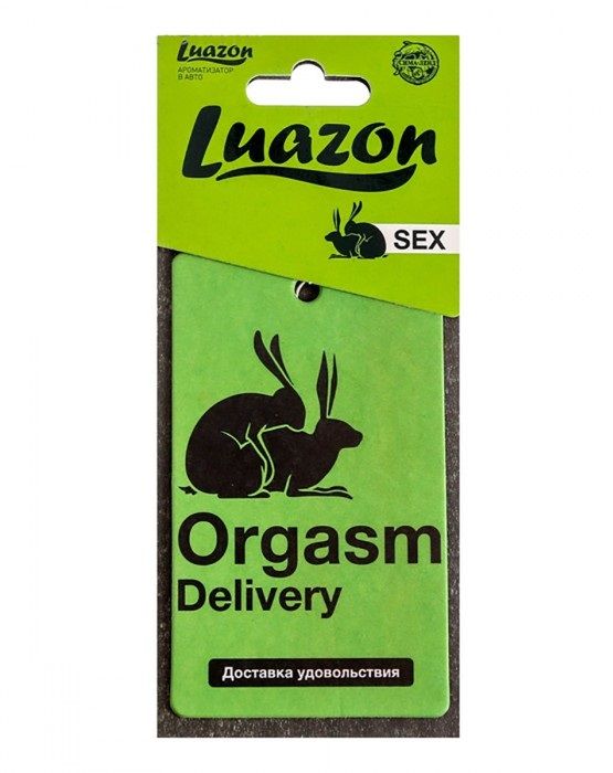 

Ароматизатор в авто «Orgasm» с ароматом мужского парфюма, Зеленый