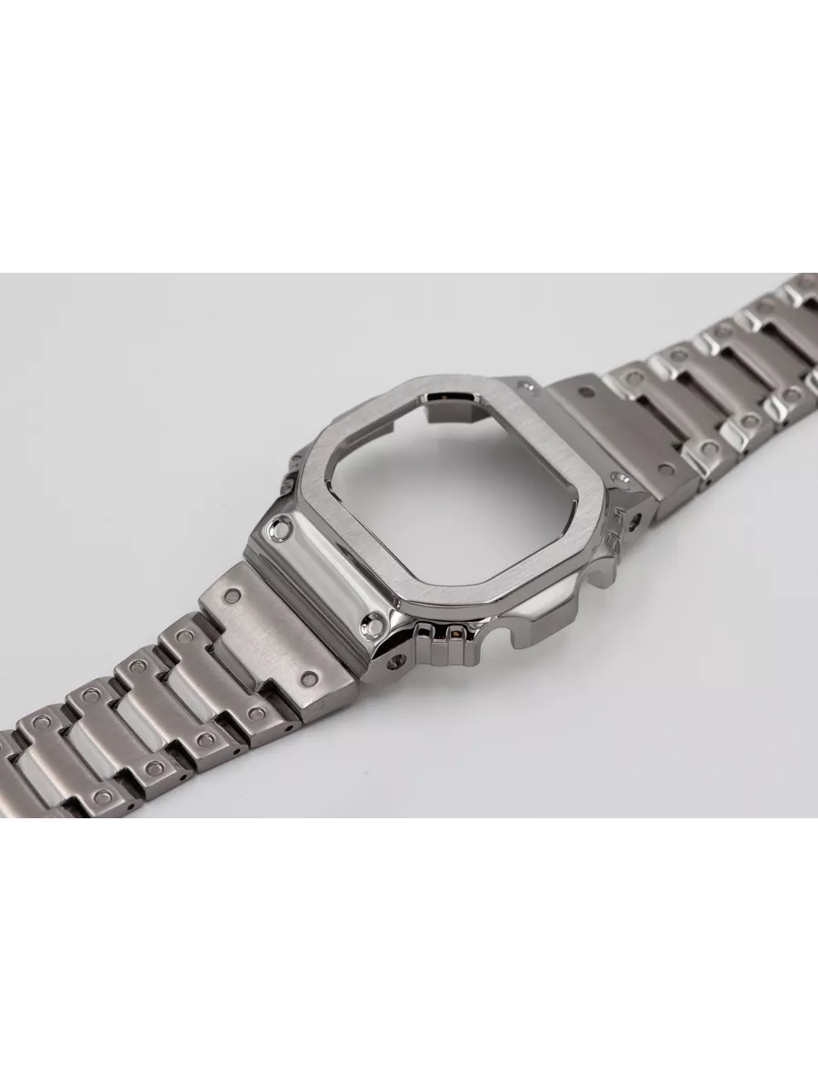 

Ремешок с корпусом унисекс Watch Band DW-5600_mode2 серебристый, DW-5600_mode2