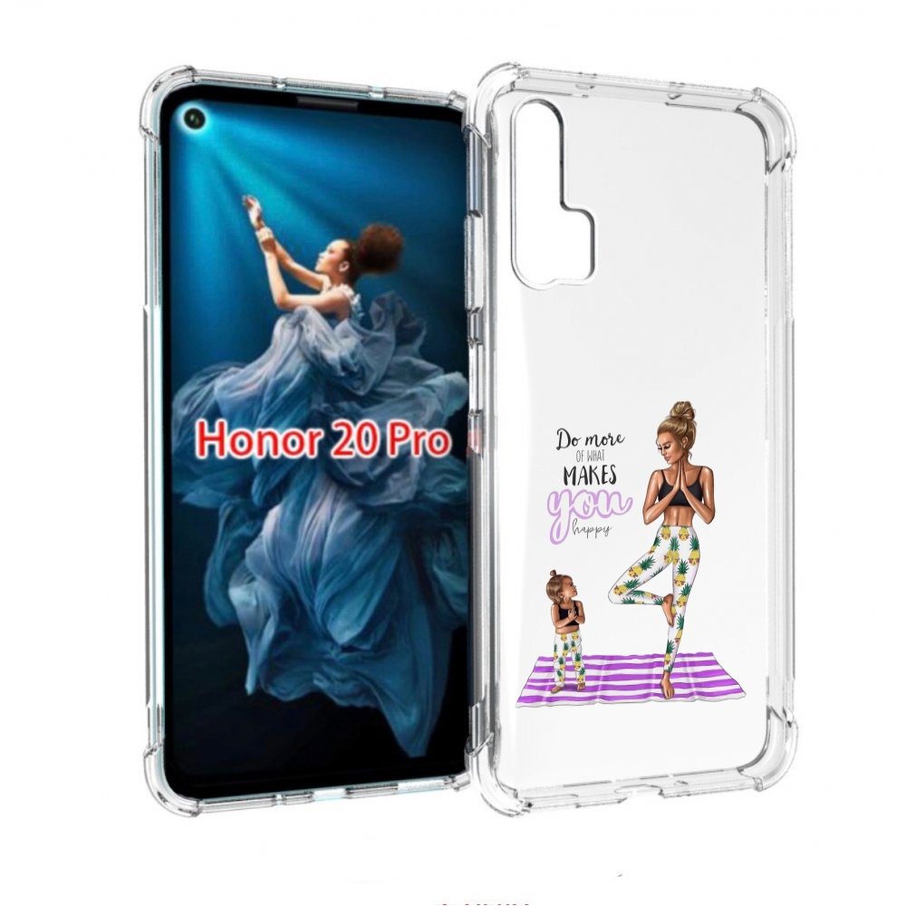 

Чехол бампер MyPads Девочки-в-ананасах для Honor 20 Pro противоу, Прозрачный, Tocco