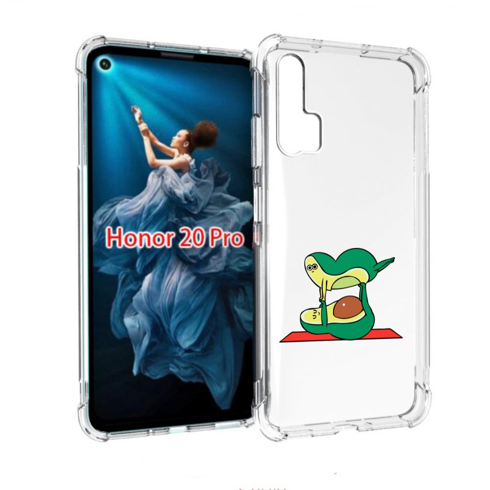 

Чехол бампер MyPads Две-половинки для Honor 20 Pro противоударный, Прозрачный, Tocco