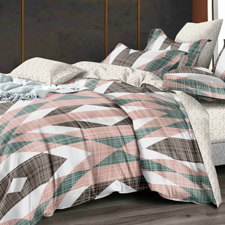 

Постельное белье Cleo Pure Cotton 1.5 спальное с рисунком 100% хлопок, Pure Cotton