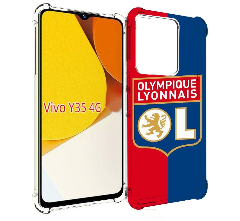 

Чехол MyPads фк лион эмблема для Vivo Y35 4G 2022 / Vivo Y22, Прозрачный, Tocco