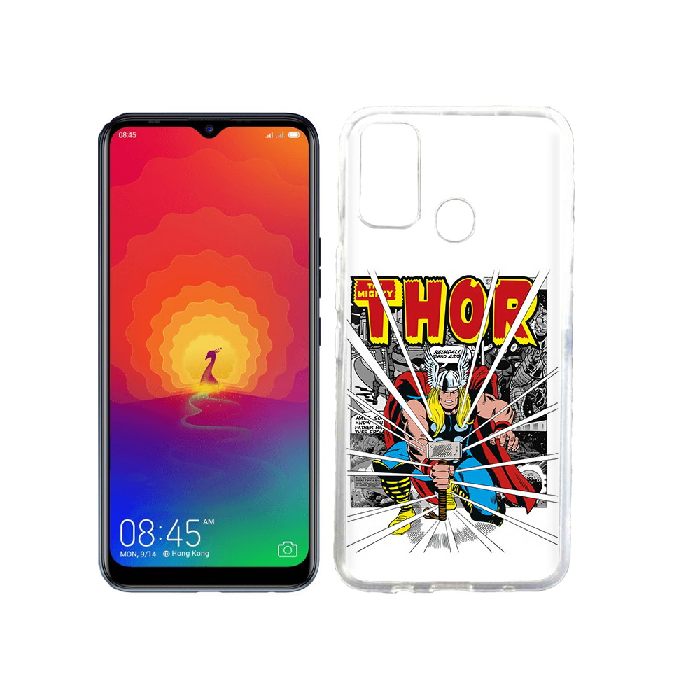 

Чехол MyPads Tocco для Tecno Spark 4 тор рисунок, Прозрачный, Tocco
