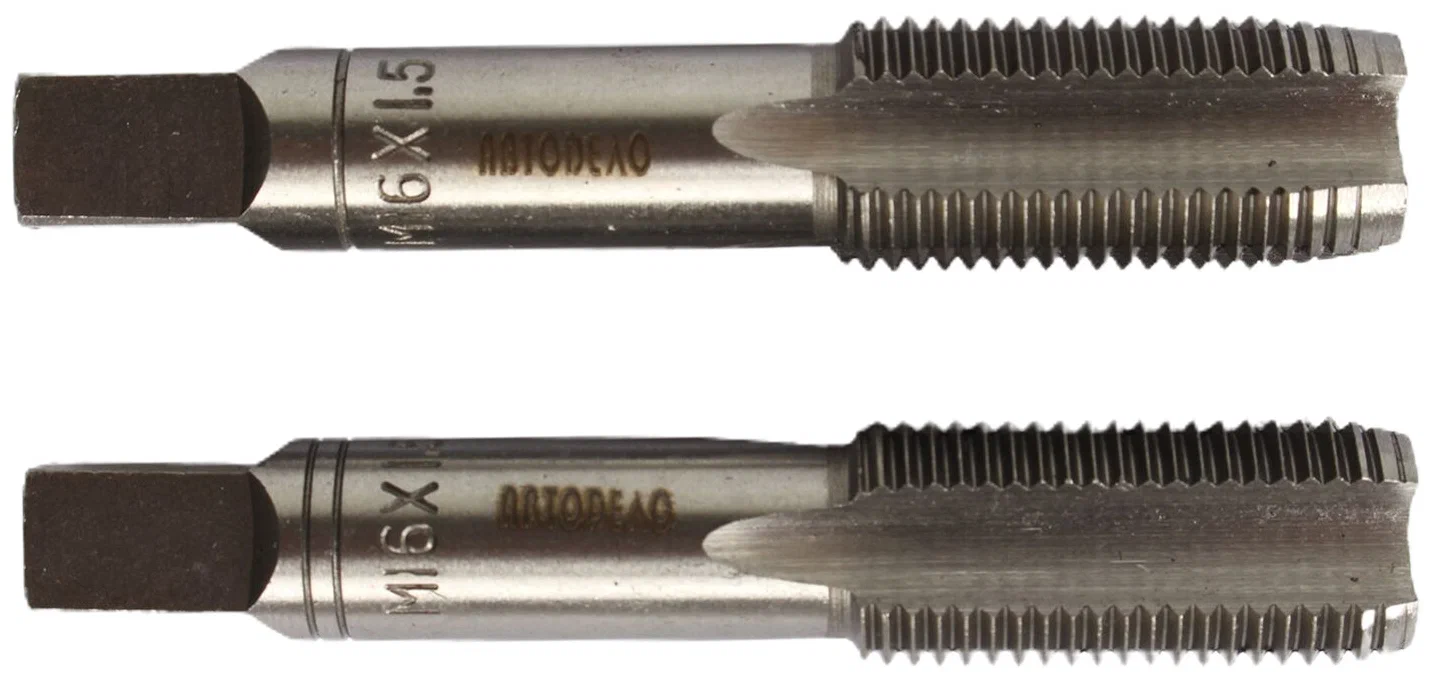 

Метчик М16 х 1,50 пластмассовый футляр 2 шт. АвтоДело, 37047t