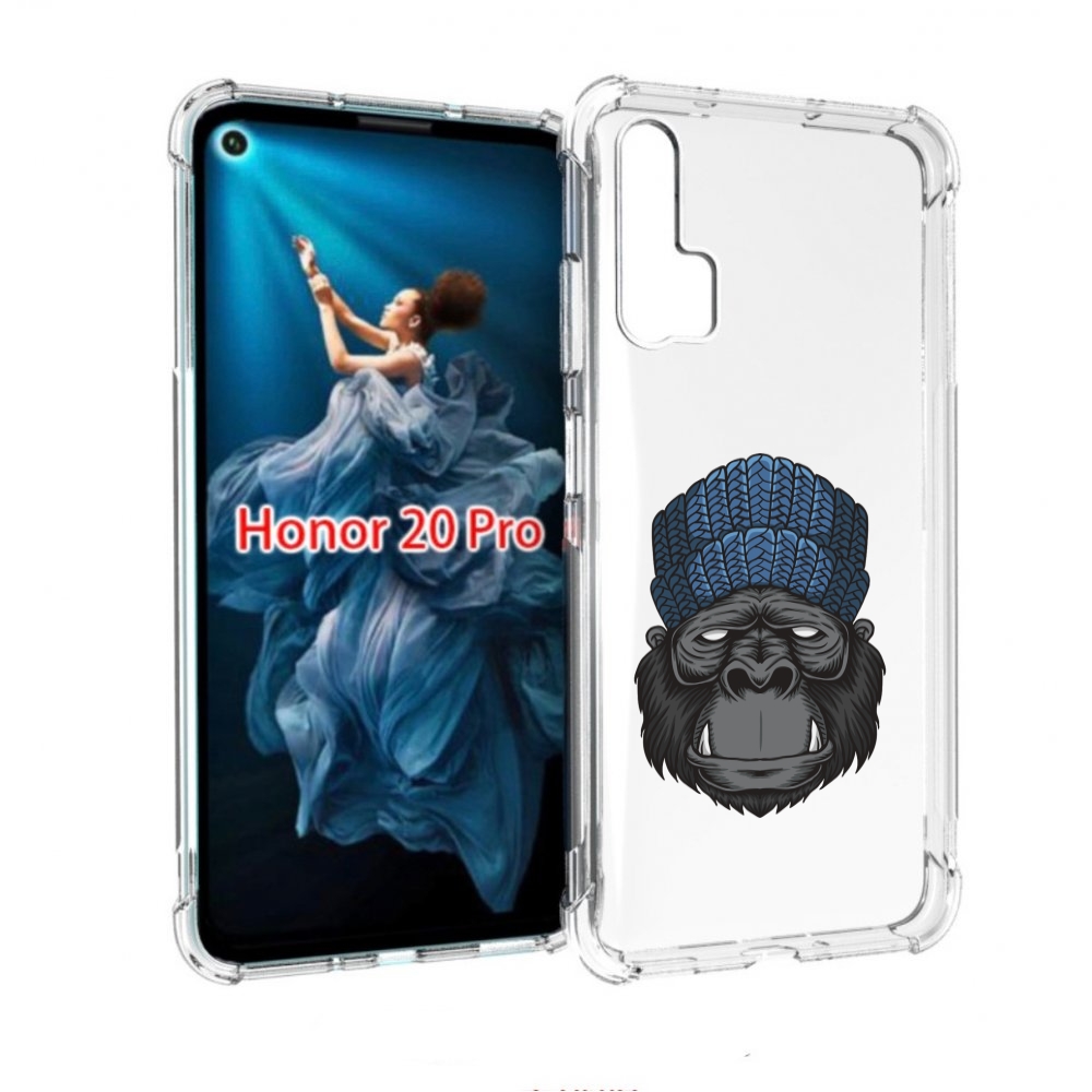 

Чехол бампер MyPads Горила для Honor 20 Pro противоударный, Прозрачный, Tocco