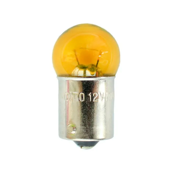 Лампа 12V10W BA15s G18 YELLOW Koito 3441y