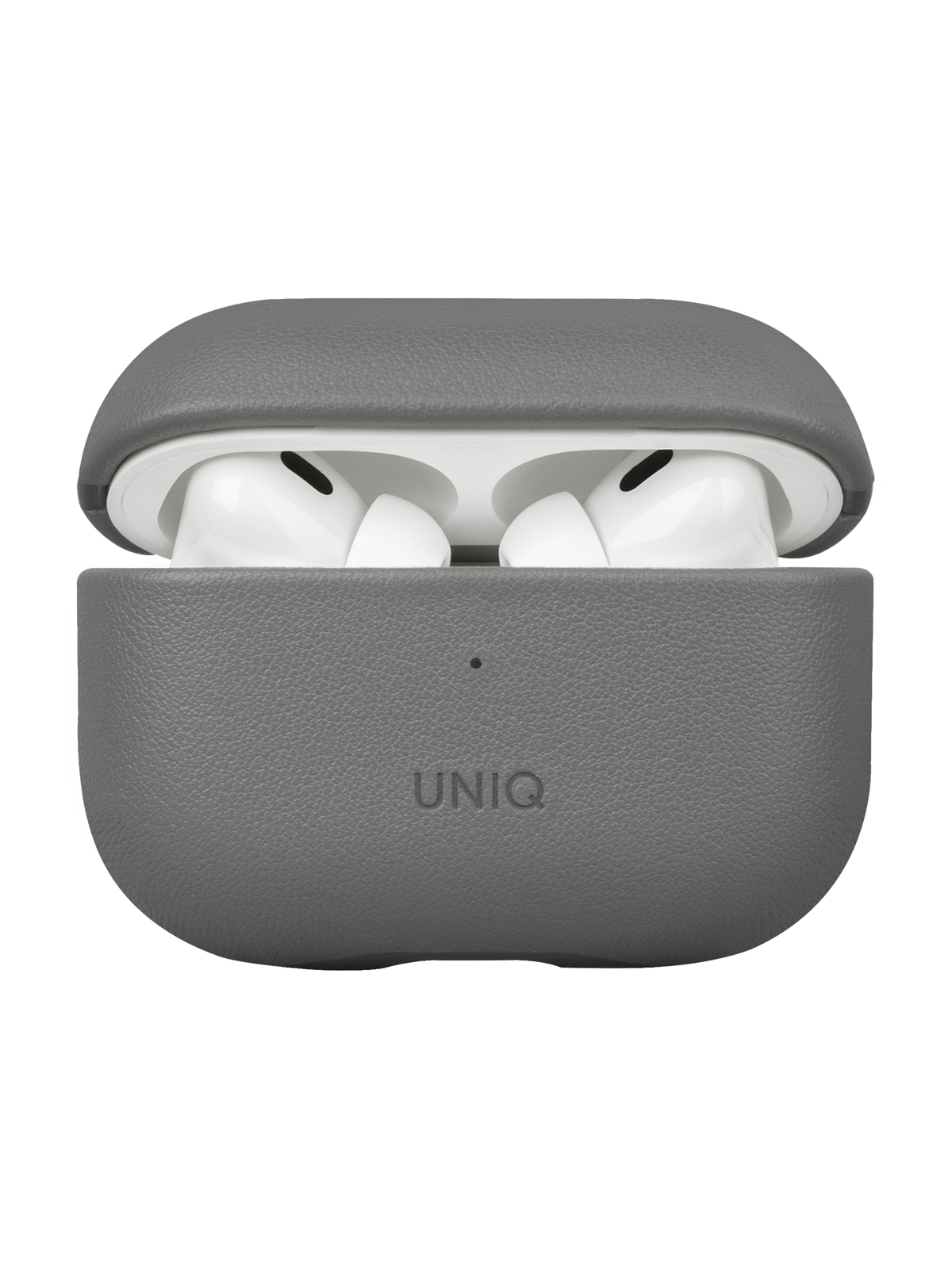 

Чехол Uniq для Airpods Pro 2 Lyden из экокожи со шнурком серый/ черный, Lyden DS