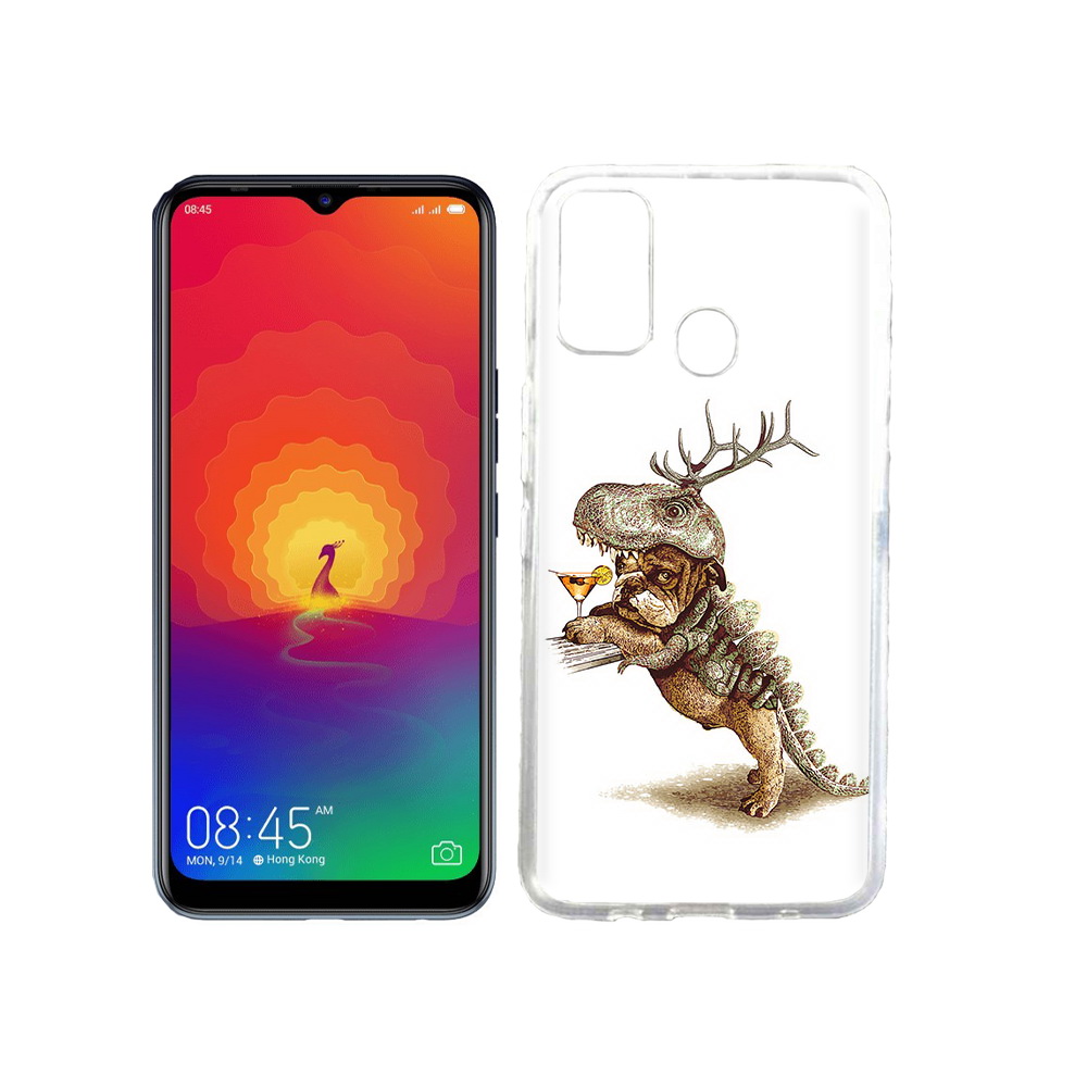 

Чехол MyPads Tocco для Tecno Spark 4 тематическая вечеринка, Прозрачный, Tocco