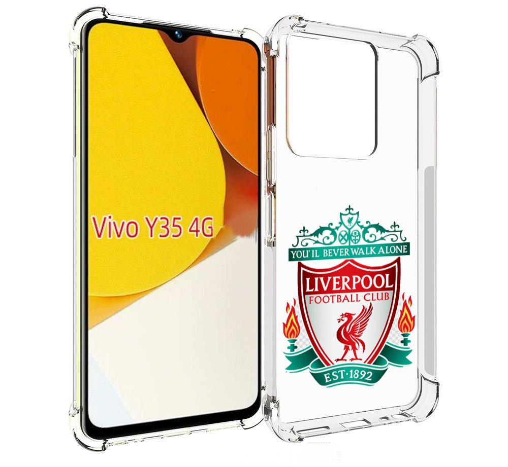 

Чехол MyPads фк ливерпуль мужской для Vivo Y35 4G 2022 / Vivo Y22, Прозрачный, Tocco