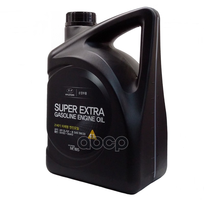 

Моторное масло KIA Super Extra Gasoline Sl/Gf-3 5w30 4л, 0510000410
