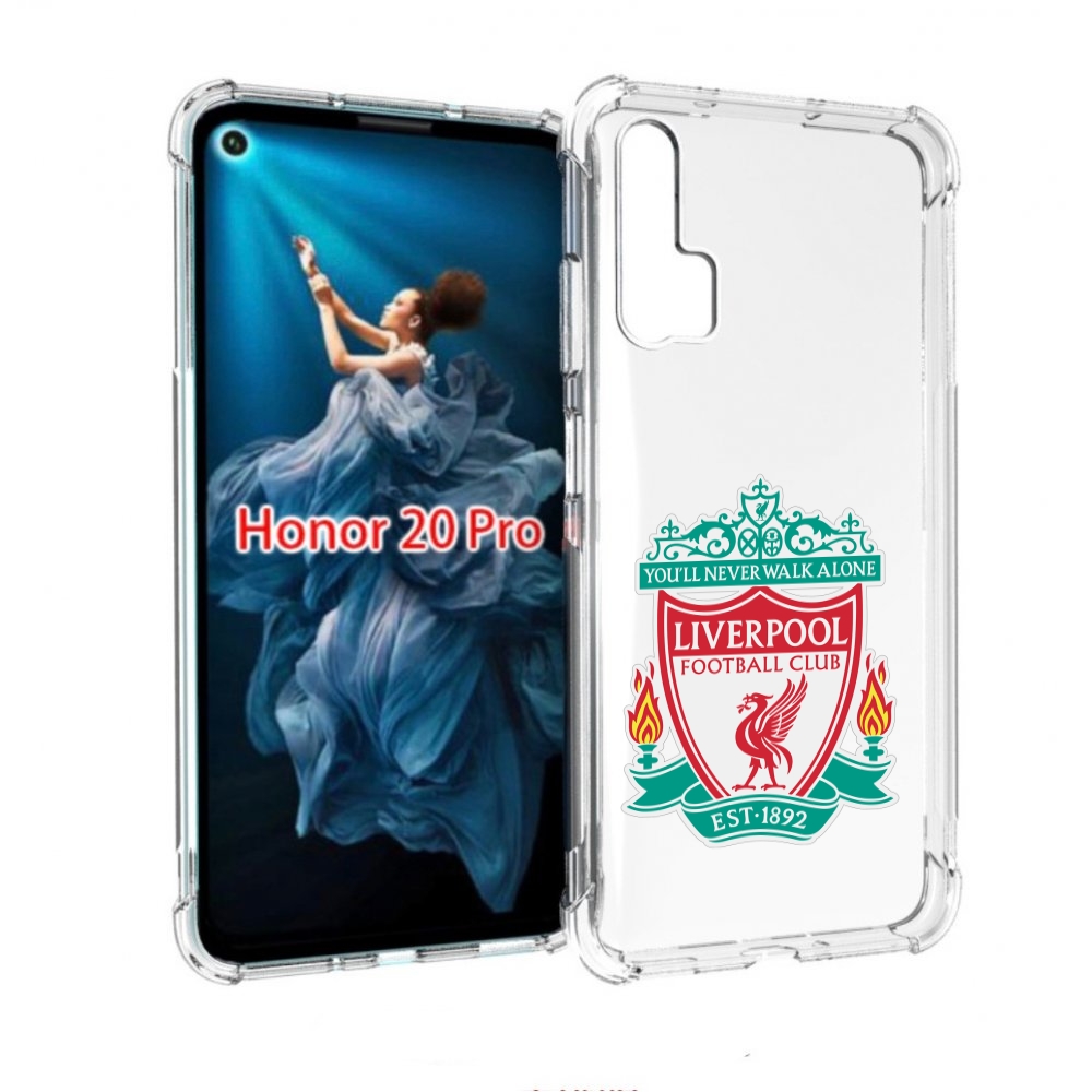 

Чехол бампер MyPads Герб-Ливерпуля для Honor 20 Pro противоударный, Прозрачный, Tocco