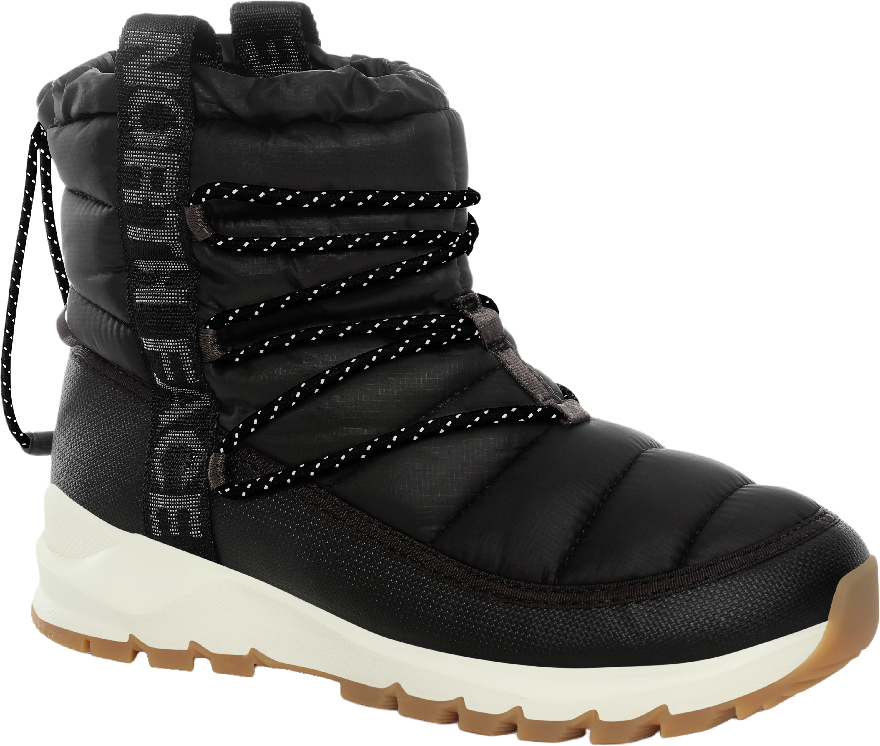 фото Ботинки женские the north face thermoball lace up черные 8 uk
