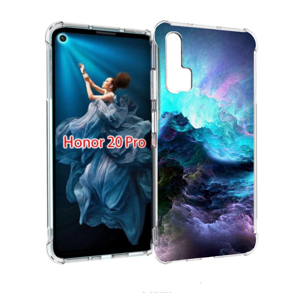 

Чехол бампер MyPads Волна для Honor 20 Pro противоударный, Прозрачный, Tocco