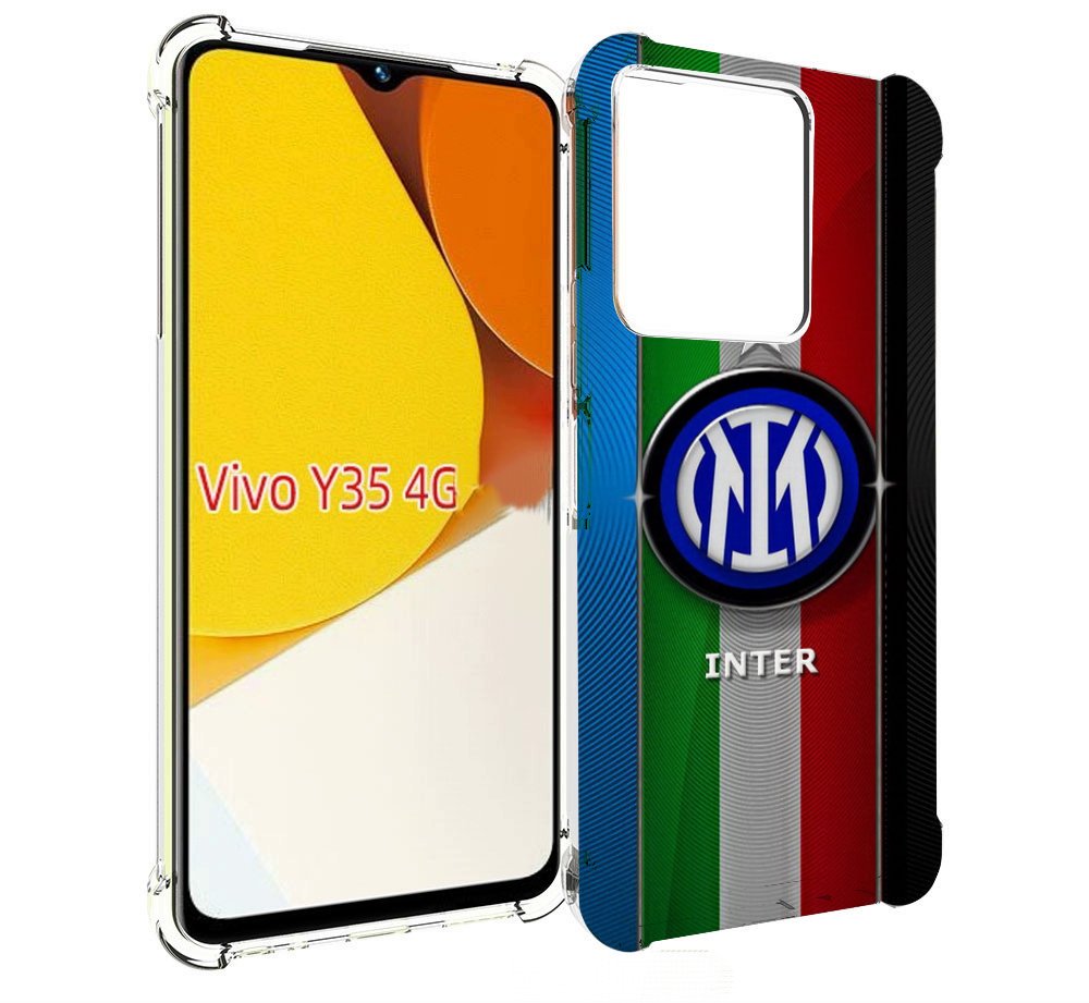 

Чехол MyPads фк интер милан для Vivo Y35 4G 2022 / Vivo Y22, Прозрачный, Tocco