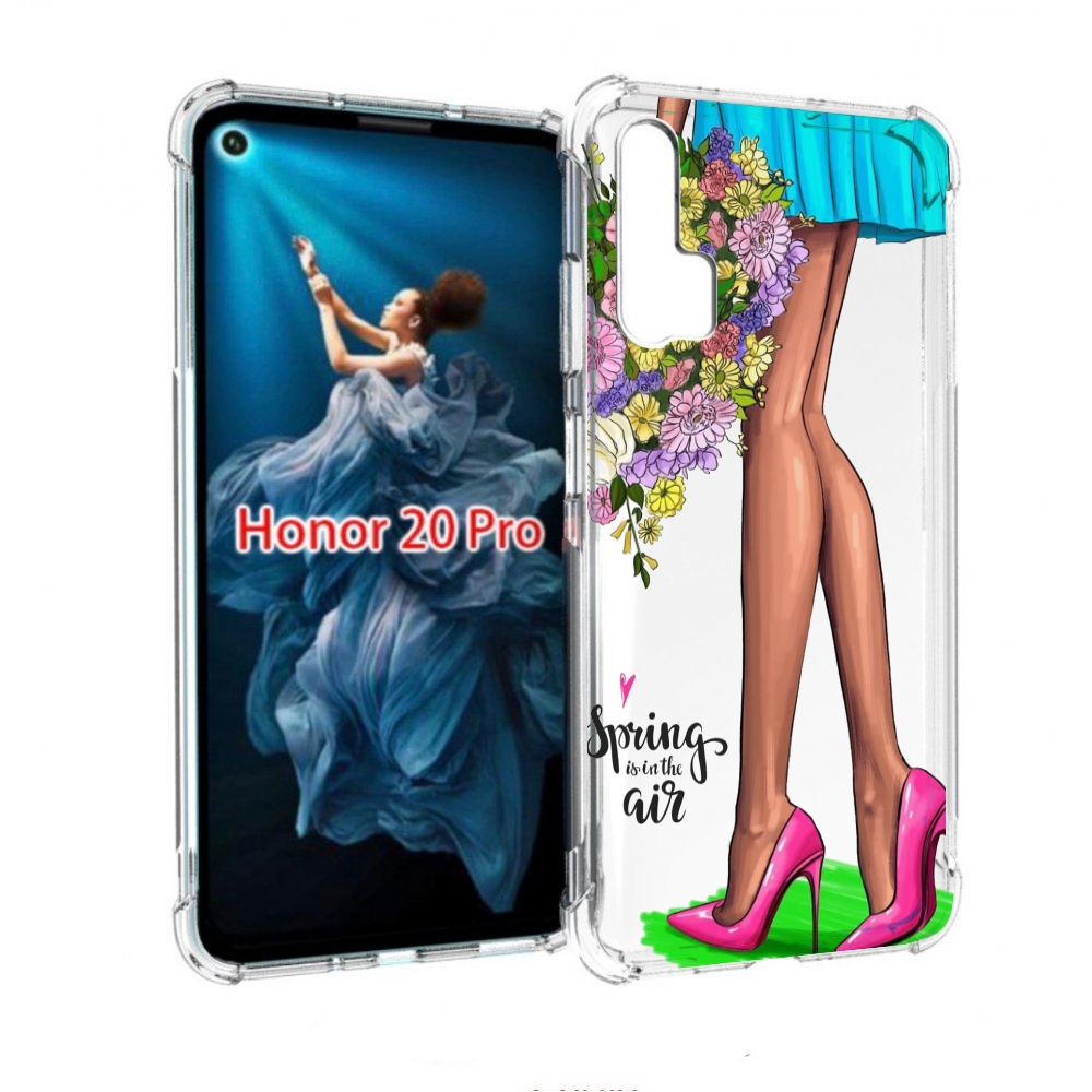 

Чехол бампер MyPads Весна-в-воздухе женский для Honor 20 Pro про, Прозрачный, Tocco