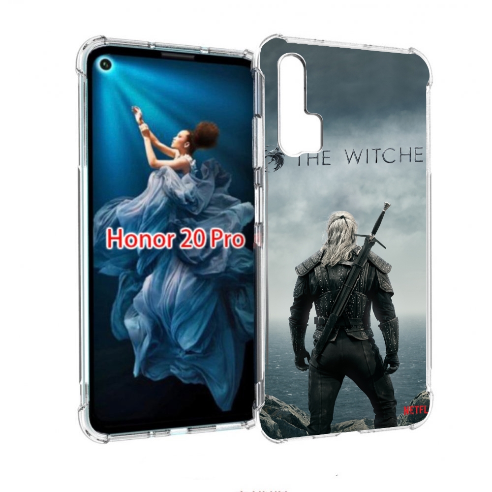 

Чехол бампер MyPads Ведьмак-2 для Honor 20 Pro противоударный, Прозрачный, Tocco