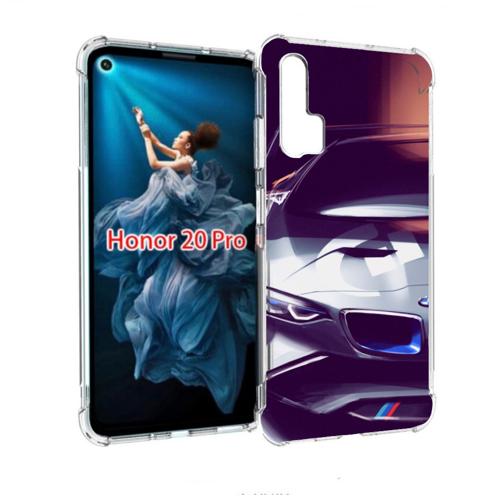 

Чехол бампер MyPads Бэмвэ мужской для Honor 20 Pro противоударный, Прозрачный, Tocco