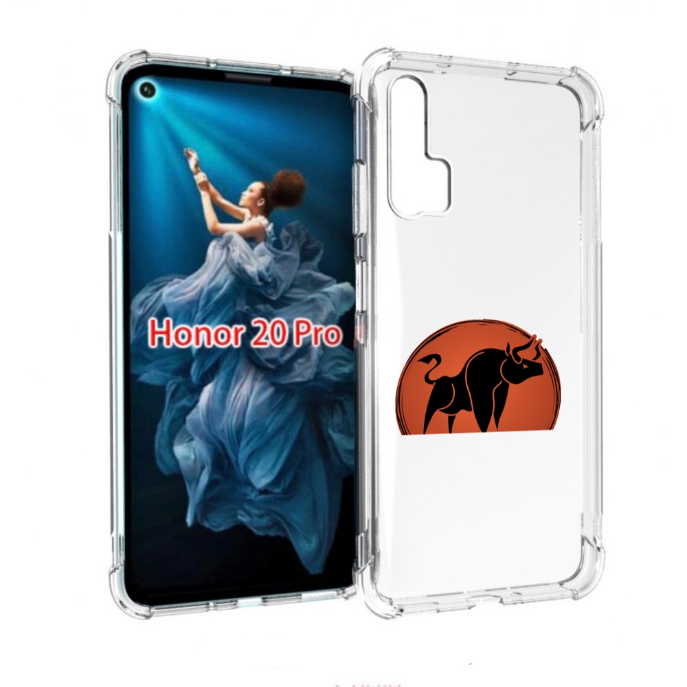 

Чехол бампер MyPads Бык-2 для Honor 20 Pro противоударный, Прозрачный, Tocco