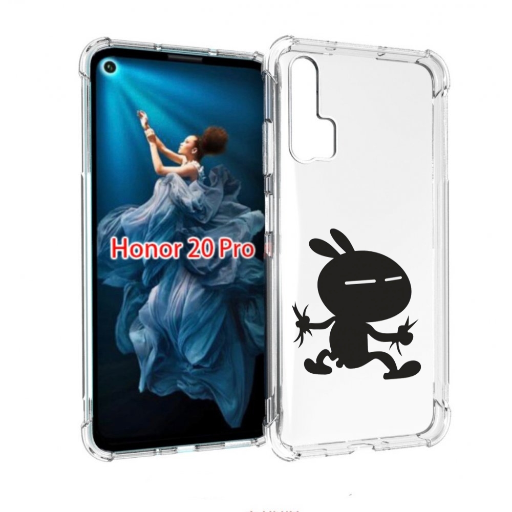 

Чехол бампер MyPads Боец для Honor 20 Pro противоударный, Прозрачный, Tocco