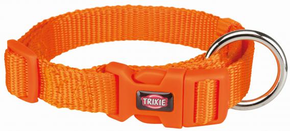 Ошейник для собак повседневный TRIXIE Premium, нейлон, оранжевый, 40–65 см/25 мм