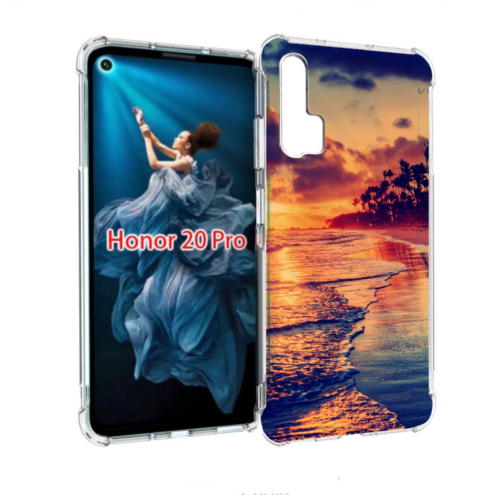 

Чехол бампер MyPads Берег для Honor 20 Pro противоударный, Прозрачный, Tocco