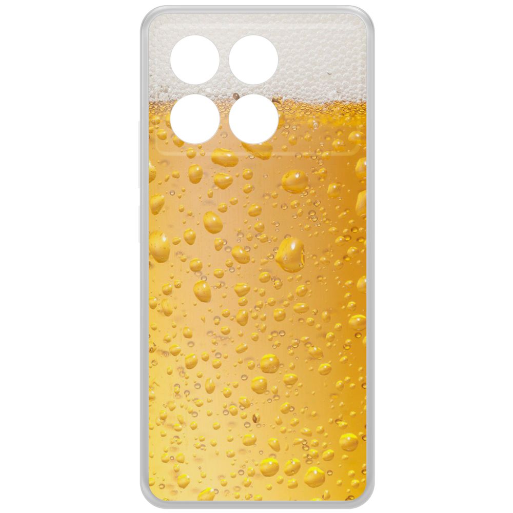 

Чехол-накладка Krutoff Clear Case Пенное для Xiaomi Poco X6 Pro, Прозрачный
