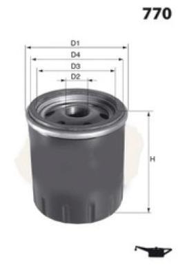 

MECAFILTER ELH4437 Фильтр масляный