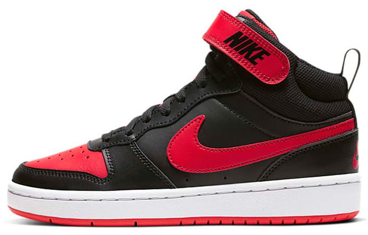 

Кеды унисекс Nike Court Borough Mid 2 GS черные 35.5 EU, Черный, Court Borough Mid 2 GS