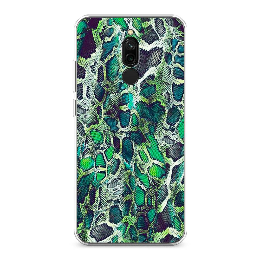 

Чехол Awog на Xiaomi Redmi 8 "Зеленая кожа змеи", Разноцветный, 37150-3