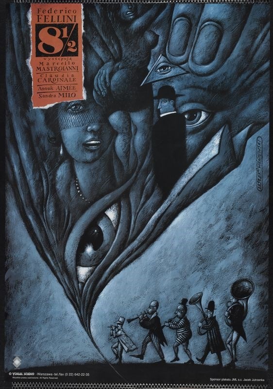 

Постер к фильму "8 с половиной" (8) 50x70 см
