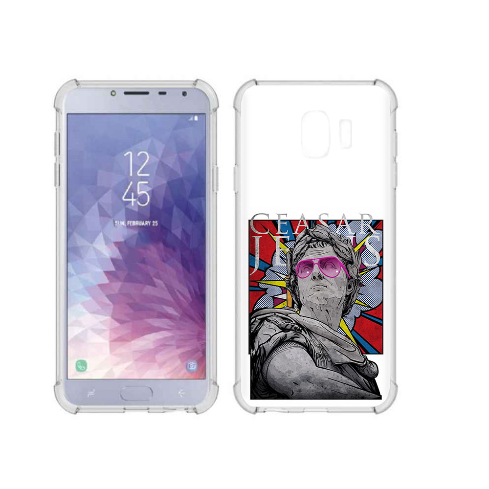 

Чехол MyPads Tocco для Samsung Galaxy J4 (2018) крутая статуя свободы, Прозрачный, Tocco