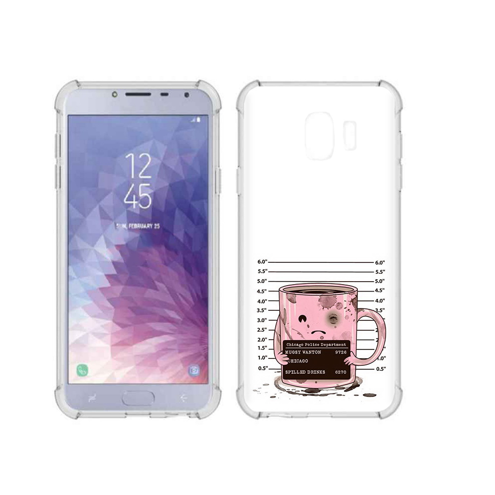 

Чехол MyPads Tocco для Samsung Galaxy J4 (2018) кружка, Прозрачный, Tocco