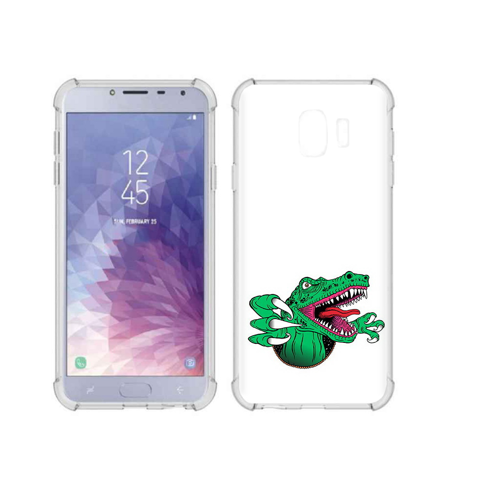 

Чехол MyPads Tocco для Samsung Galaxy J4 (2018) крокодил, Прозрачный, Tocco