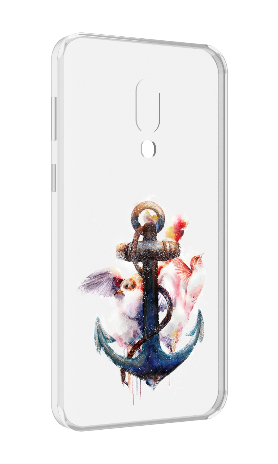 

Чехол MyPads якорь с птицами для Meizu 16 Plus / 16th Plus, Прозрачный, Tocco