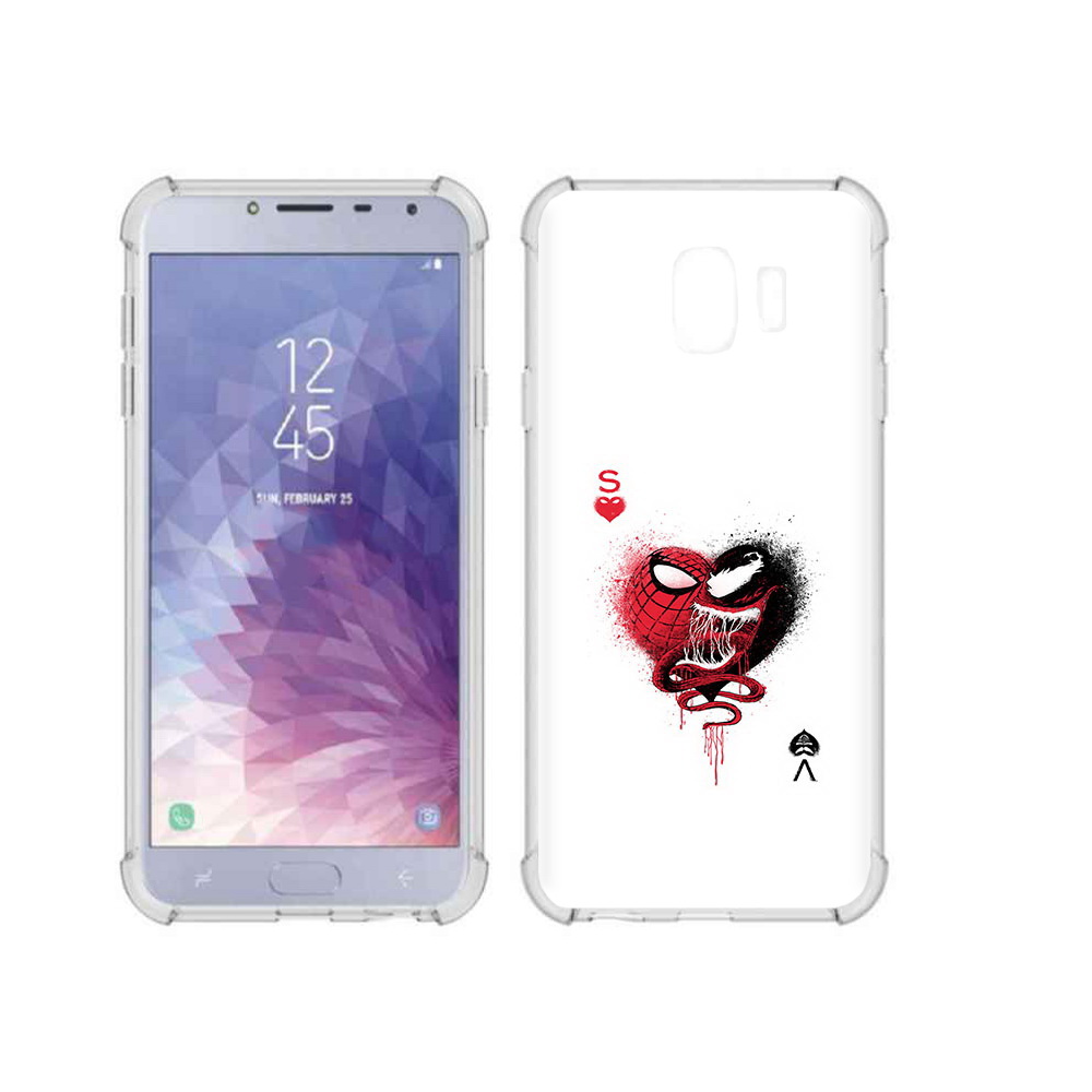 

Чехол MyPads Tocco для Samsung Galaxy J4 (2018) Веном, Прозрачный, Tocco