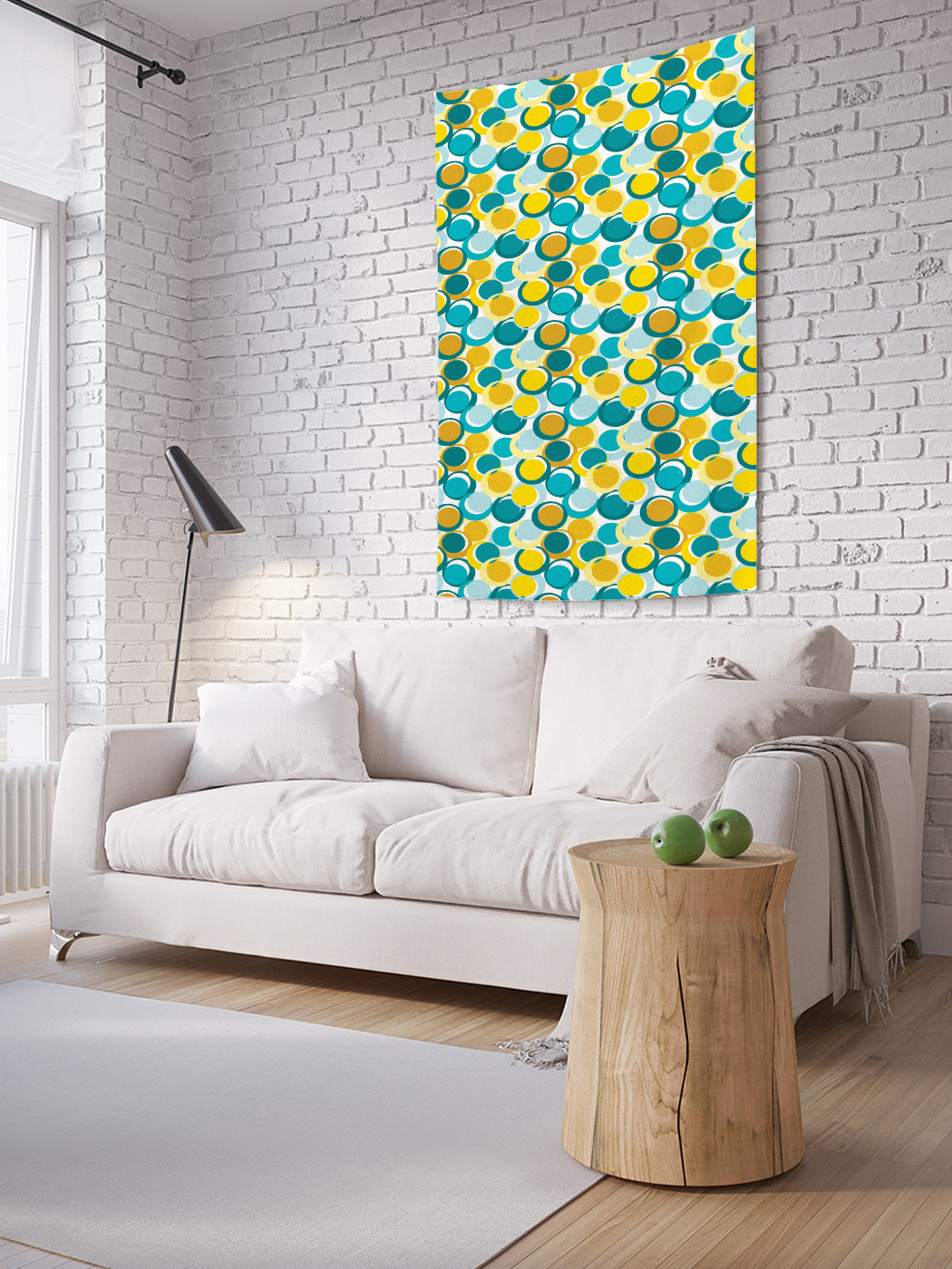 

Вертикальное фотопанно на стену JoyArty Горошек арт 150x200 см, Горошек арт