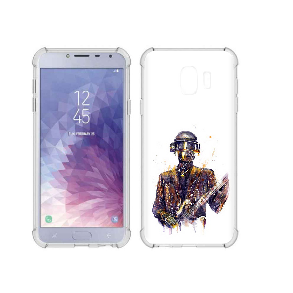 

Чехол MyPads Tocco для Samsung Galaxy J4 (2018) космо-гитарист, Прозрачный, Tocco