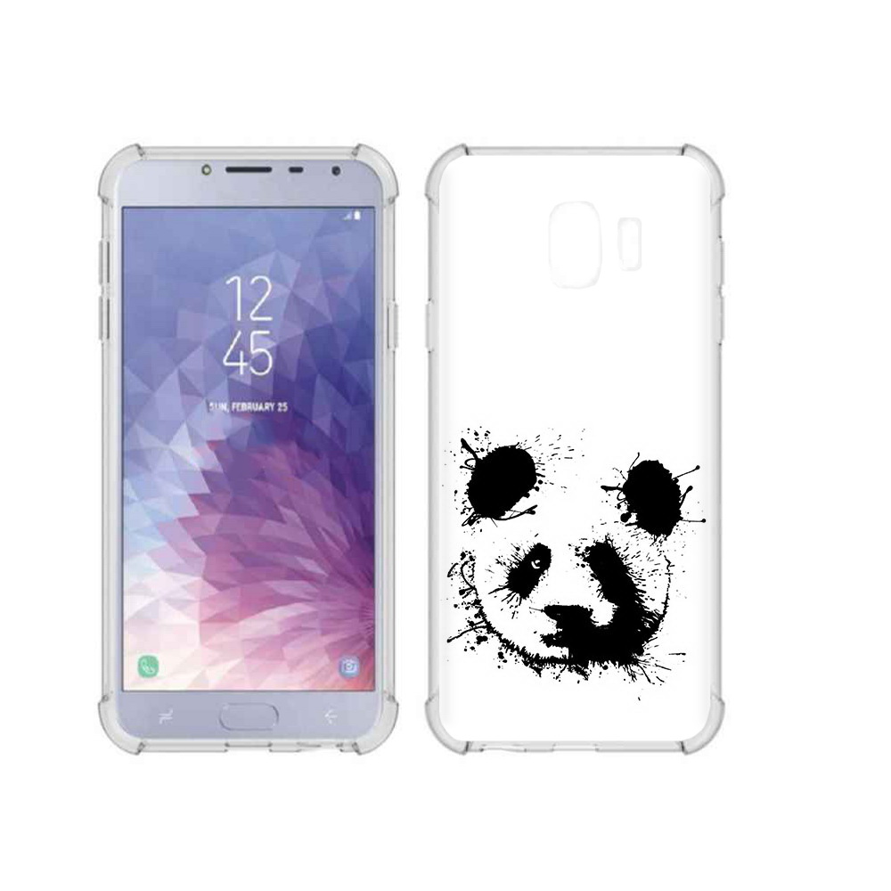 

Чехол MyPads Tocco для Samsung Galaxy J4 (2018) клякса-панда, Прозрачный, Tocco