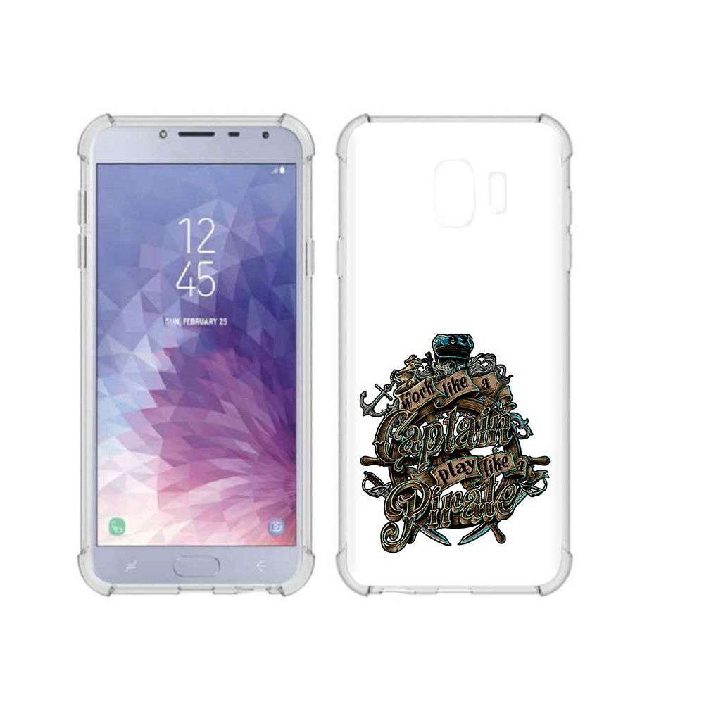 

Чехол MyPads Tocco для Samsung Galaxy J4 (2018) капитан пиратов, Прозрачный, Tocco