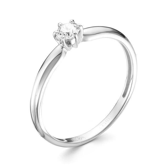 

Кольцо из золота р.  Vesna jewelry 1037-251-00-00, бриллиант, 1037-251-00-00