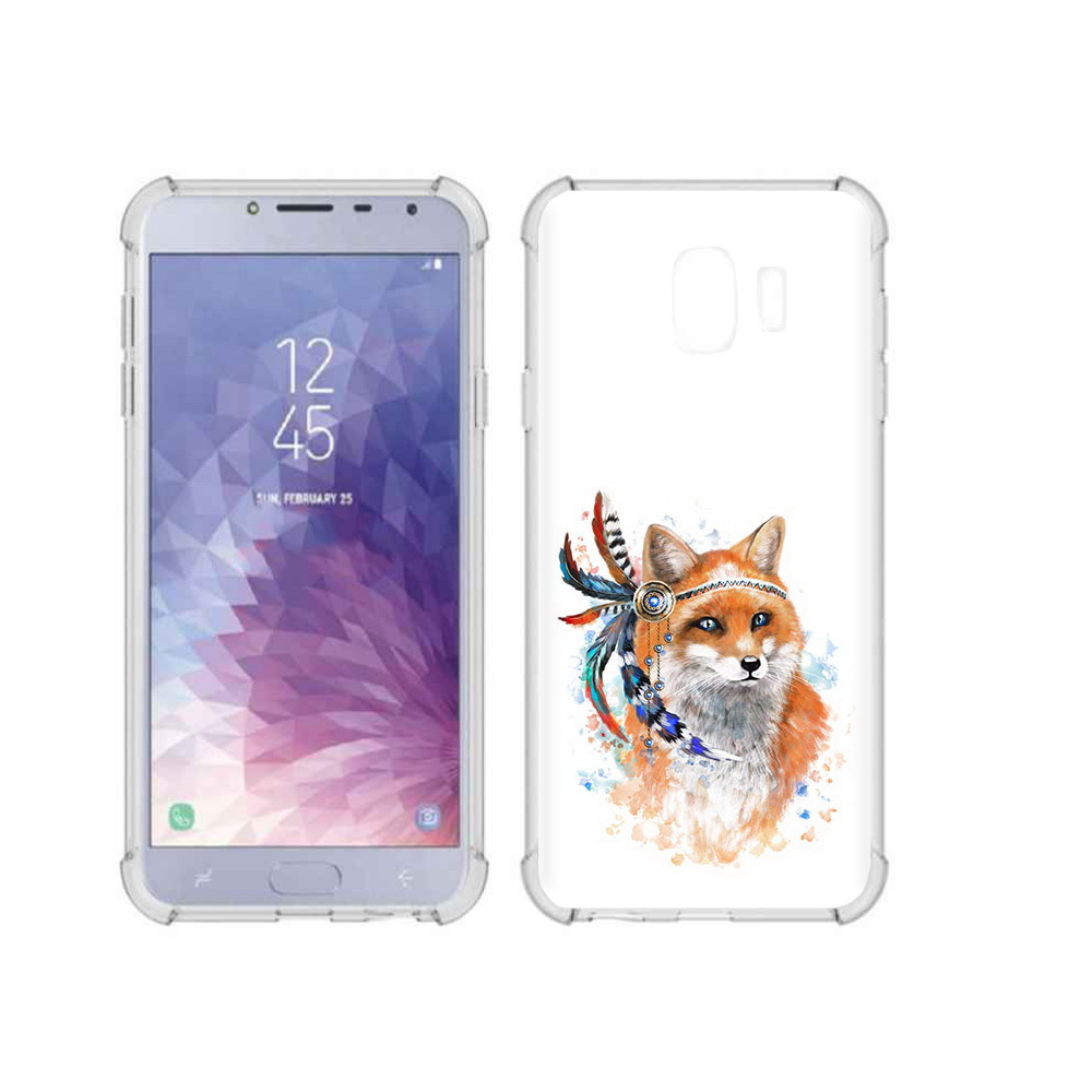 

Чехол MyPads Tocco для Samsung Galaxy J4 (2018) инду лиса, Прозрачный, Tocco