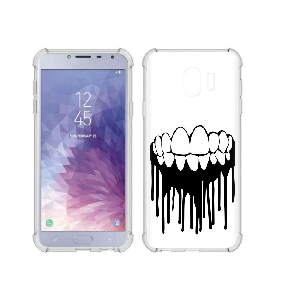 

Чехол MyPads Tocco для Samsung Galaxy J4 (2018) зубы, Прозрачный, Tocco